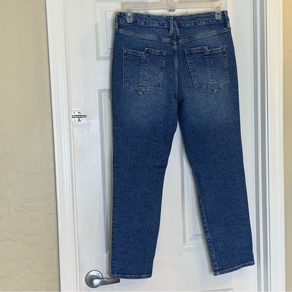 Good American Good Classic Straight Leg Jeans Size 12/31 - Picture 4 of 9